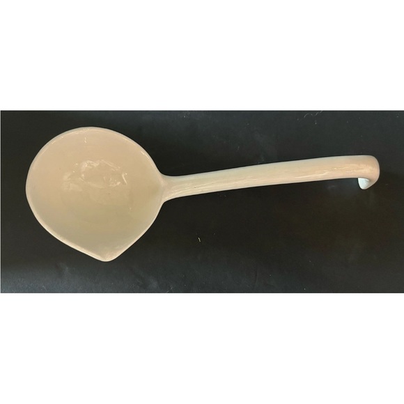 Vintage Soup Tureen California Pottery White Pumpkin Style Lid Ladle 1960s‎ EC - Picture 10 of 14